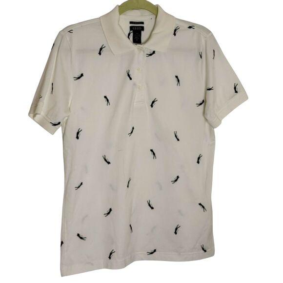 Izod Golf Tops - Izod X Tra Dry Golf Polo Shirt Top Blouse Graphic Ladies Women White M bv